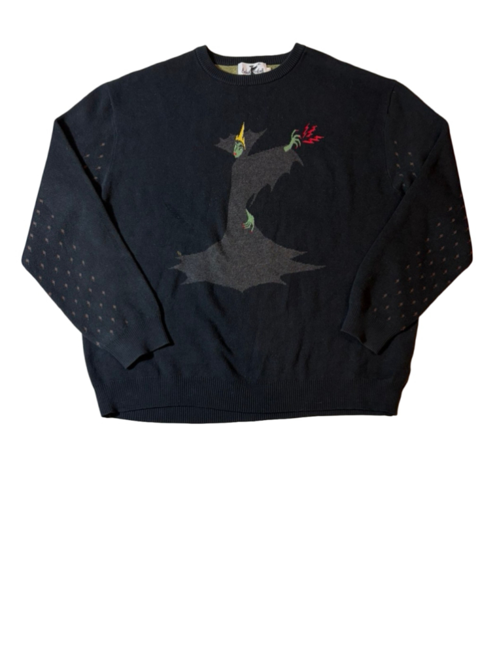 Hidden Characters Maleficent Spell Knit Sweater Black 3XL Disney Villain